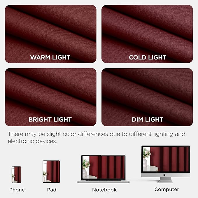 Joydeco Blackout Door Curtain for Doorway Privacy 96 Inches Long, Grommet - Image 8