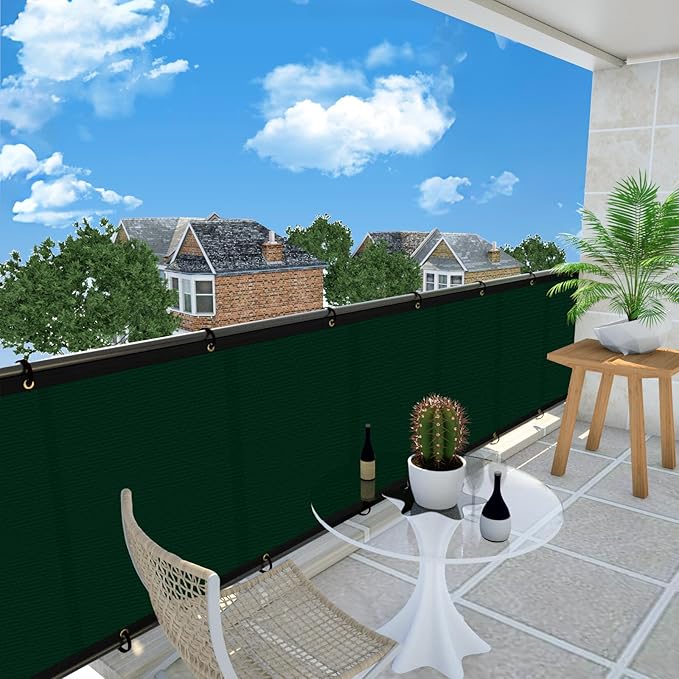 UPGRADE Privacy Screen 3' x 10' Fence Commercial Shade Cover - Image 2