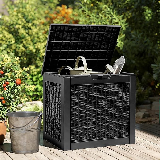 NEWBULIG 31 Gallon Outdoor Storage Box, Waterproof Deck Box - Image 6