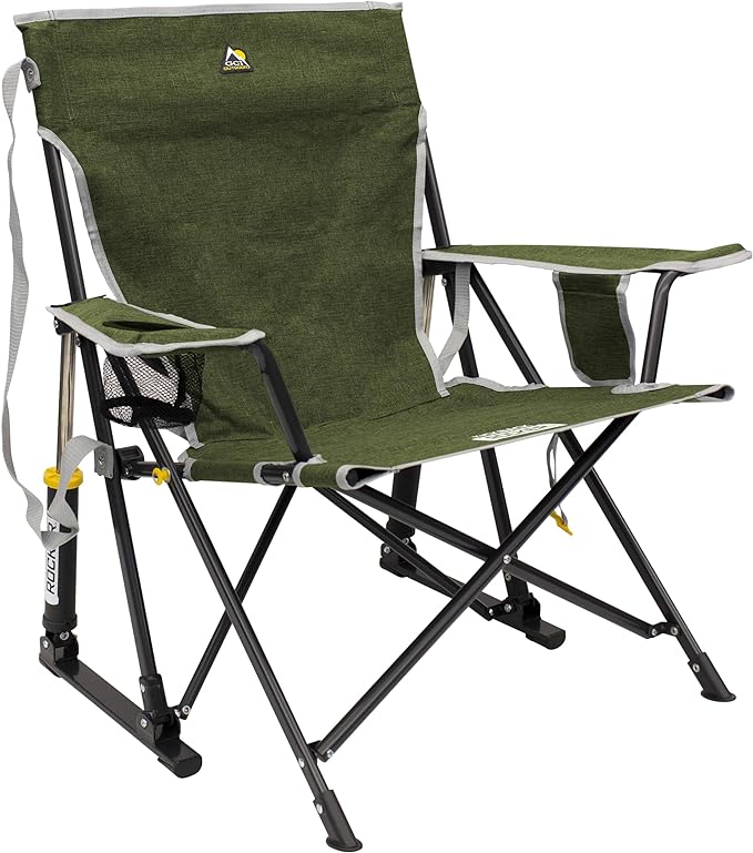 GCI Outdoor Kickback Rocker Camping Chair | Portable Folding Rocking Chair by GCIOUTDOOR