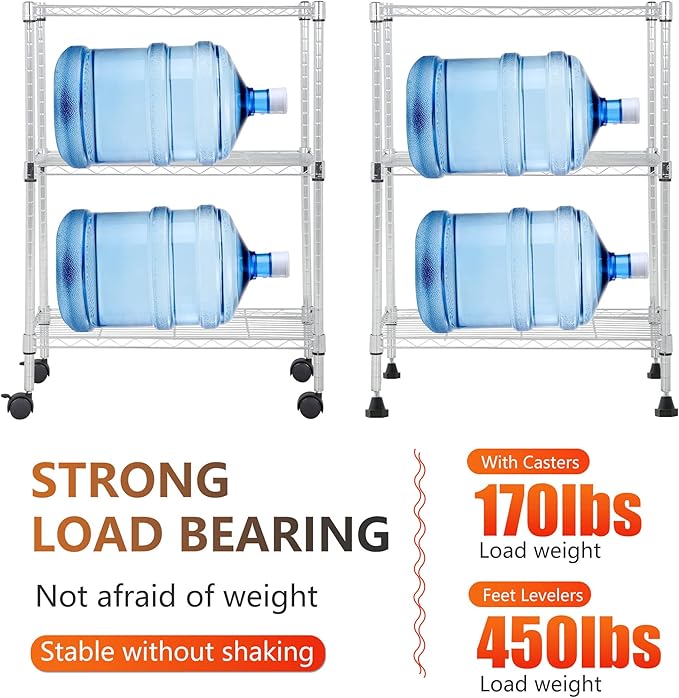 BestOffice | 3-Tier Wire Storage Shelves - Image 6