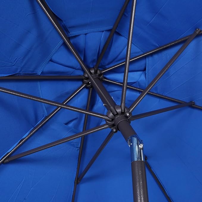 Blissun 9' Outdoor Patio Umbrella, Outdoor Table Umbrella, Yard Umbrella - Image 3