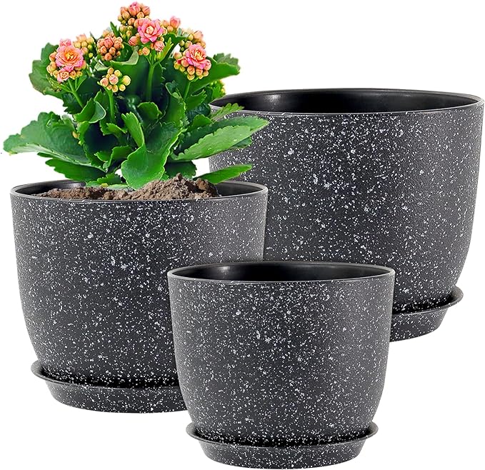 Plant Pots 10/9/8 inch, Flower Pots by WSMKSZ