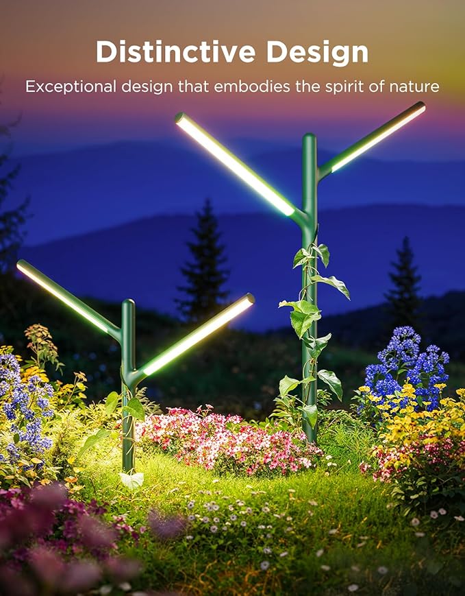 Govee Outdoor Garden Lights 2 Pack, RGBWWIC Smart LED Pathway Lights - Image 5