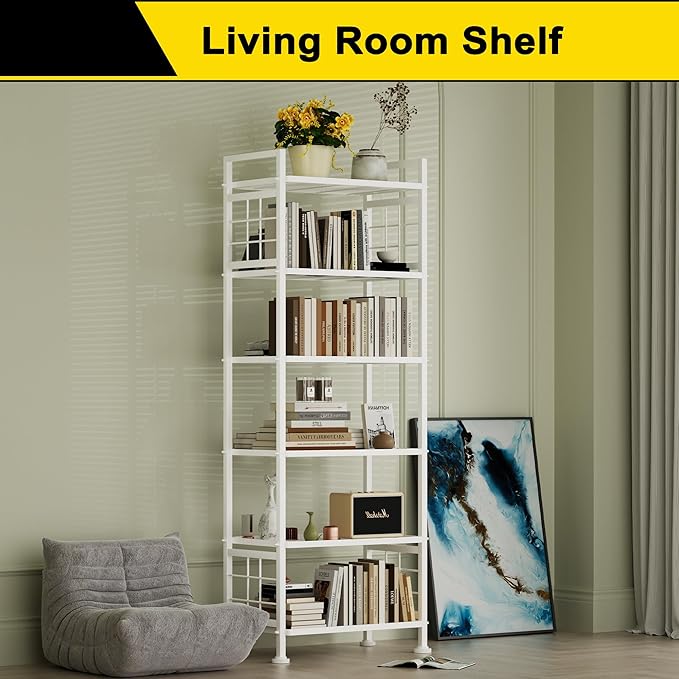 GIOTORENT 6-Wire Garage Shelving Storage Shelves, Metal Shelving Unit Pantry - Image 4