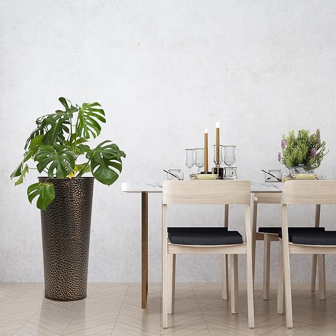 Worth 2 Pack 25" Tall Narrow Metal Planter - Image 4