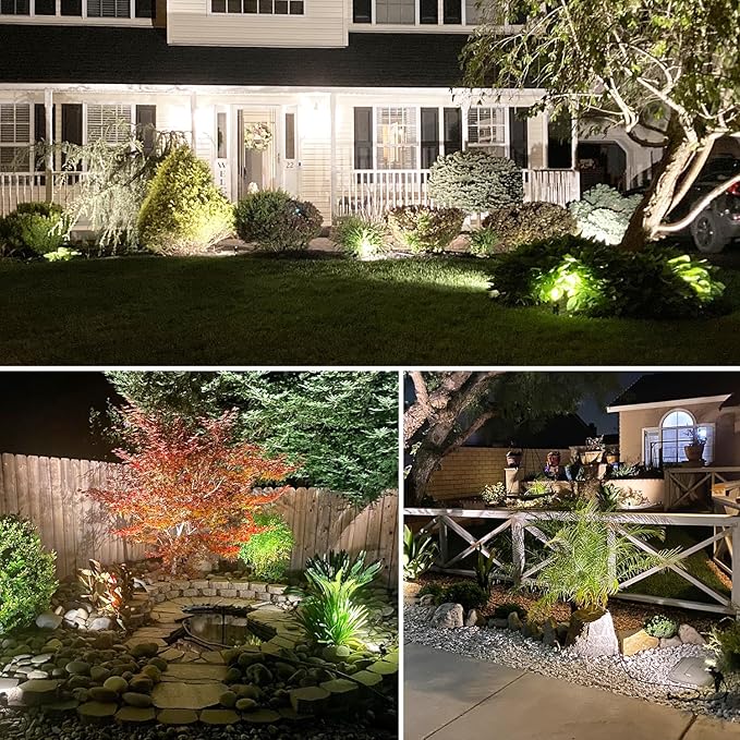 SUNVIE 24 Pack Low Voltage Landscape Lights LED 12W Landscape Lighting - Image 7