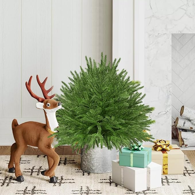 2 Set of 23.6" Artificial Norfolk Tree - Image 9