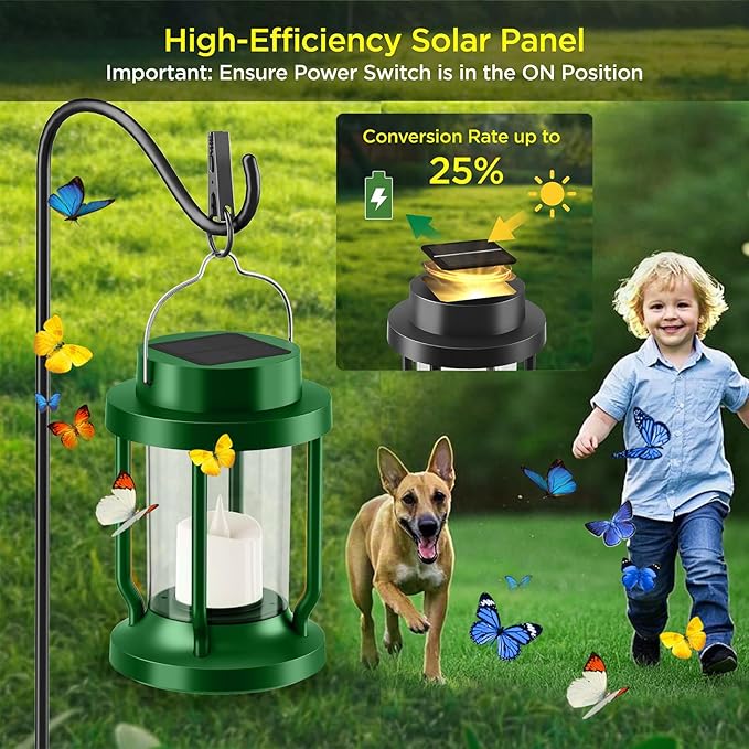 Solar Lantern Outdoor & Indoor Use – Hanging Solar Lights - Image 4