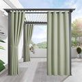 RYB HOME Outdoor Curtains for Patio Waterproof Block Sunlight Thermal Insulated by RYBHOME