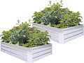Galvanized Raised Garden Beds for Vegetables Large Metal Planter Box Steel Kit by FOYUEE