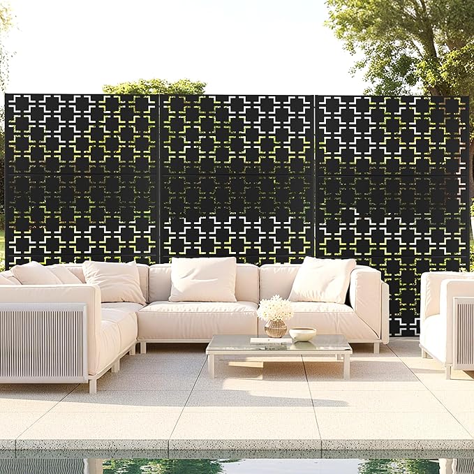 Outdoor Privacy Screen, Freestanding Privacy Fence Panels - Image 9