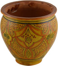 Treasures Of Morocco Handmade Ceramic Flower Pot Moroccan Indoor Outdoor by Treasures+Of+Morocco