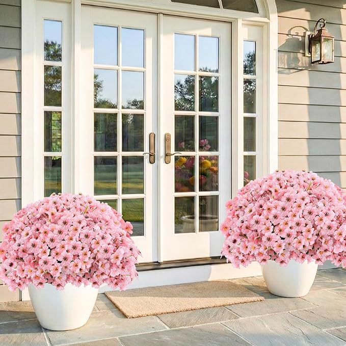 22 Pack Artificial Flowers Outdoor Fake Plants, Faux Flowers UV Resistant - Image 8