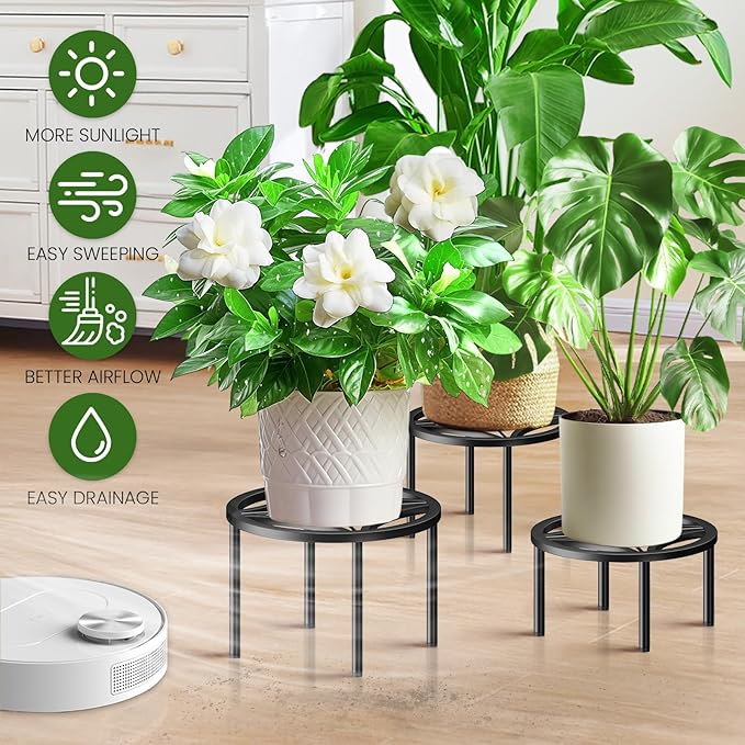 TOSKING 3-Pack Plant Stands - Image 7