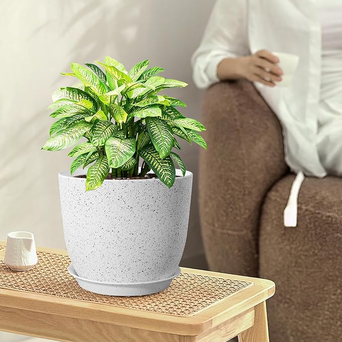 10/9/8 inch Medium Plant Pots, Flower Pots - Image 2