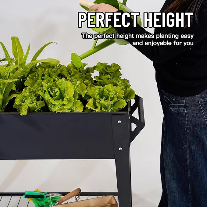 Elevate 32" Tall Raised Garden Bed Outdoor - Image 2