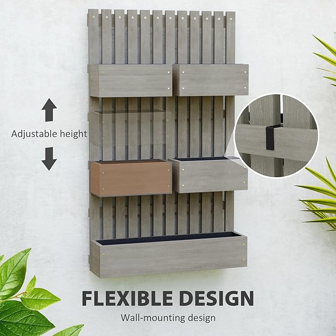 Outsunny 5 Box Raised Garden Bed - Image 4