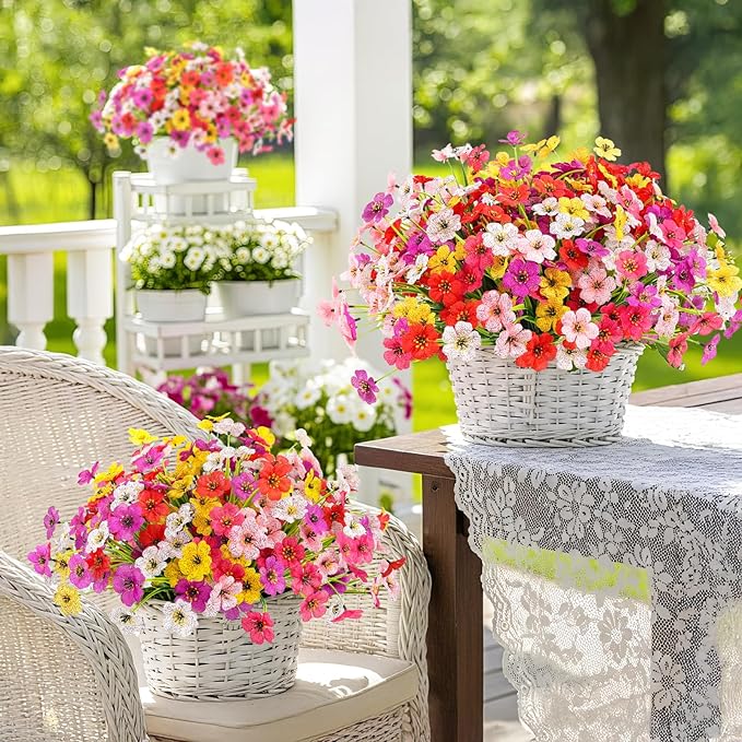 MACTING 24 Bundles Artificial Flowers - Image 2