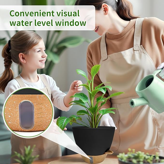 12/10/9/8 inch Self Watering Pots - Image 4