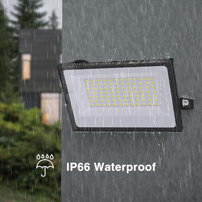 Onforu 80W Flood Lights Outdoor, 8000lm Bright LED Work Light - Image 4