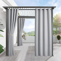 RYB HOME Outdoor Curtains for Patio Waterproof Block Sunlight Thermal Insulated by RYBHOME