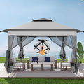 COBIZI 11x11 Pop Up Gazebo One-Push Canopy Tent, Carpas Para Patio, Outdoor by COBIZI