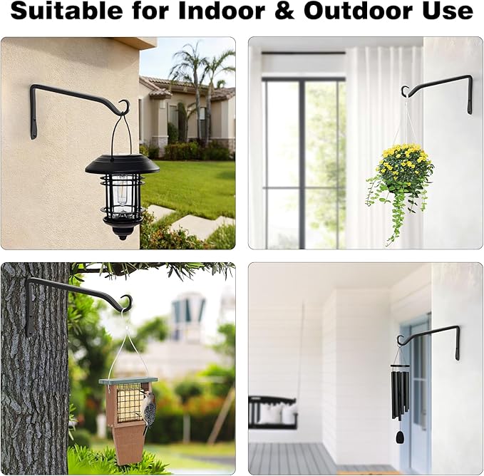 Gtongoko 2 Pack 8 Inch Metal Plant Hangers Wall Hooks - Image 6