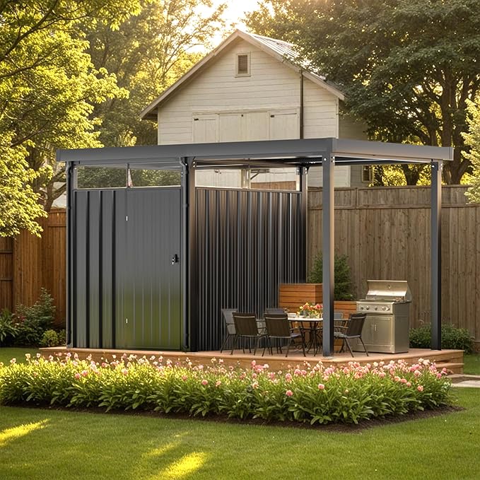 Patiowell 2-in-1 Outdoor Storage Shed - Image 5