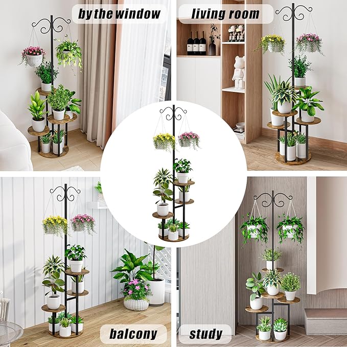 Plant Stand Indoor 5 Tier 8 Potted - Image 6