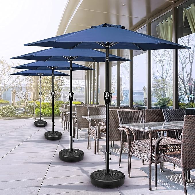 Simple Deluxe 9' Patio Umbrella Outdoor Table Market Yard Umbrella - Image 7