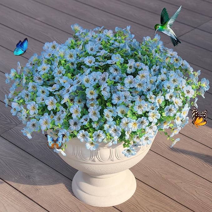 JAKY-Global Faux Artificial Plants Outdoor Flowers Spring Summer Decoration 16 by JAKY-Global