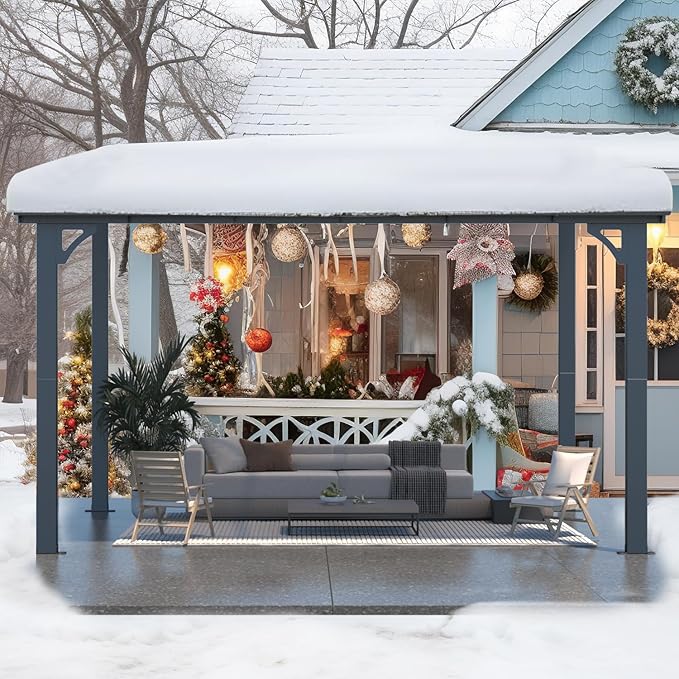 AECOJOY 12' x 8' Gazebo Outdoor Pergola - Image 4