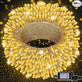LJLNION 300 LED String Lights Outdoor Indoor, Extra Long 98.5FT Christmas Lights by LJLNION