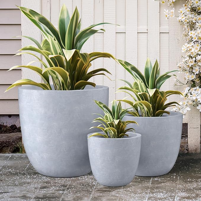 Kante 18", Outdoor Indoor Large Planter Pots - Image 7