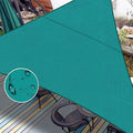 LOVE STORY Right Triangle 12'x15'x19.2' Waterproof Sun Shade Sail Canopy UV by LOVESTORY