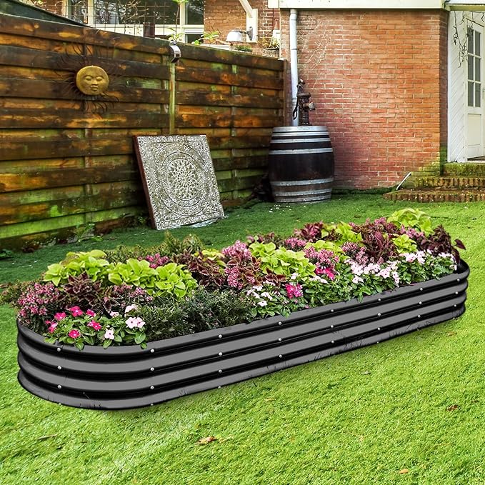Land Guard 8×2×1ft Galvanized Raised Garden Bed Kit, 108 Gallon Capacity Raised - Image 6