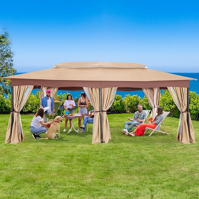 COBIZI Gazebo 12x20 Heavy Duty Gazebos - Image 7