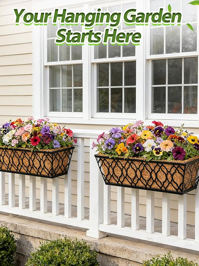 24in Tapered Coco Liners for Window Planter Box - Image 5