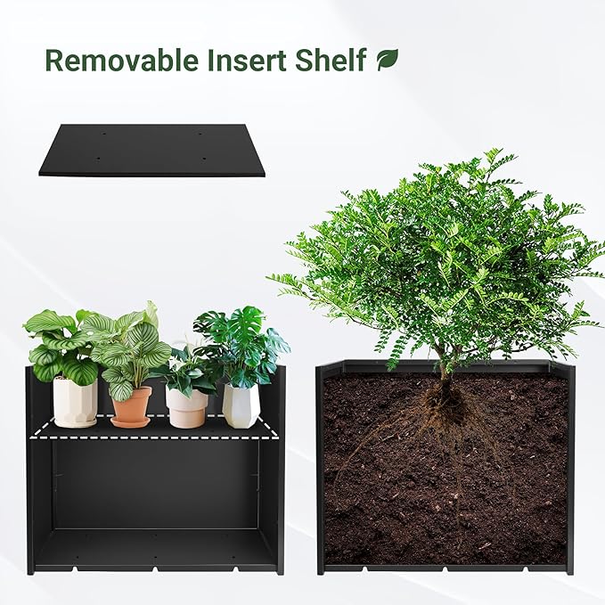 Metal Planter Box 30” x 12” x 24”, Outdoor Planter - Image 4