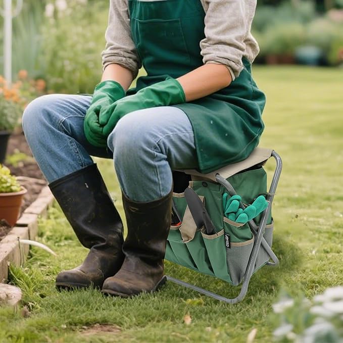MDSTOP Folding Gardening Stool - Image 2