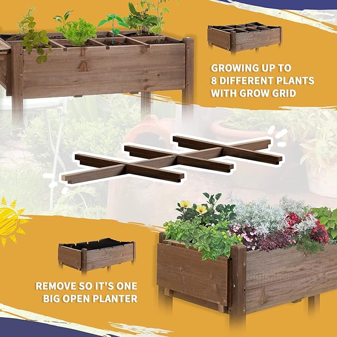 Outsunny Raised Garden Bed - Image 3