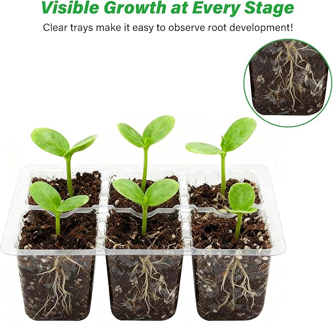 Bonviee 10 Packs Seed Starter Tray - Image 5