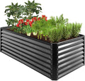Best Choice Products 6x3x2ft Outdoor Metal Raised Garden Bed, Deep Root Box by BestChoiceProducts