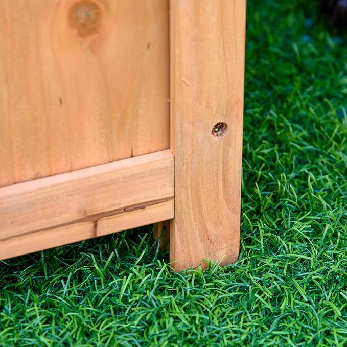 Outsunny Wooden Raised Garden Bed - Image 9