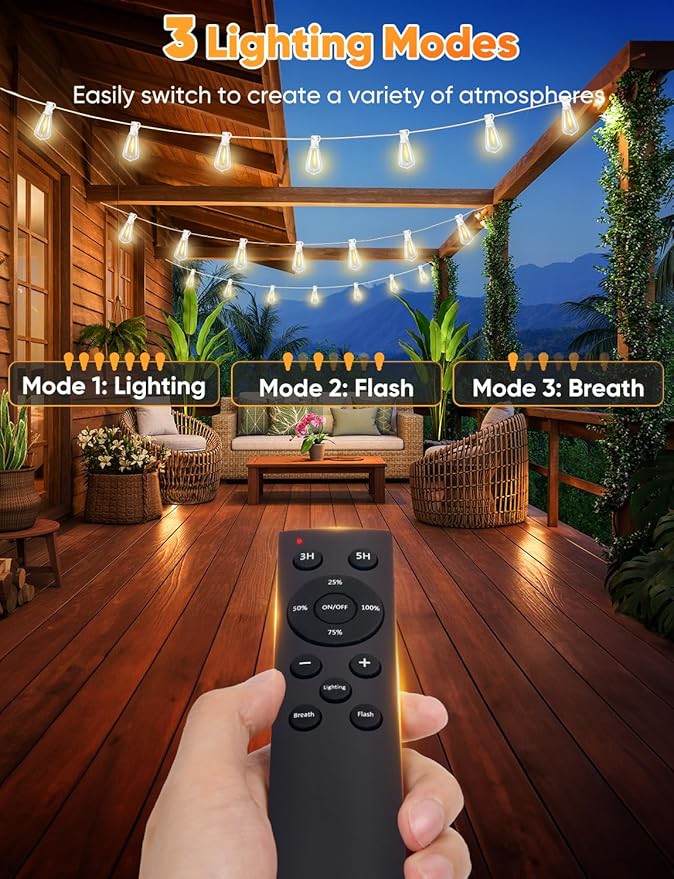 Brightever Outdoor String Lights - Image 3