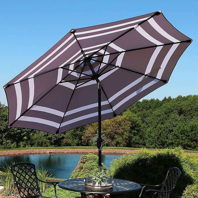 Sunnydaze Outdoor Patio Umbrella - Image 6