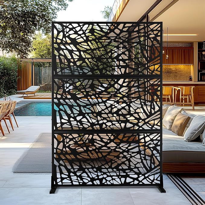 Outdoor Privacy Screen, Freestanding Privacy Fence Panels by FENCY