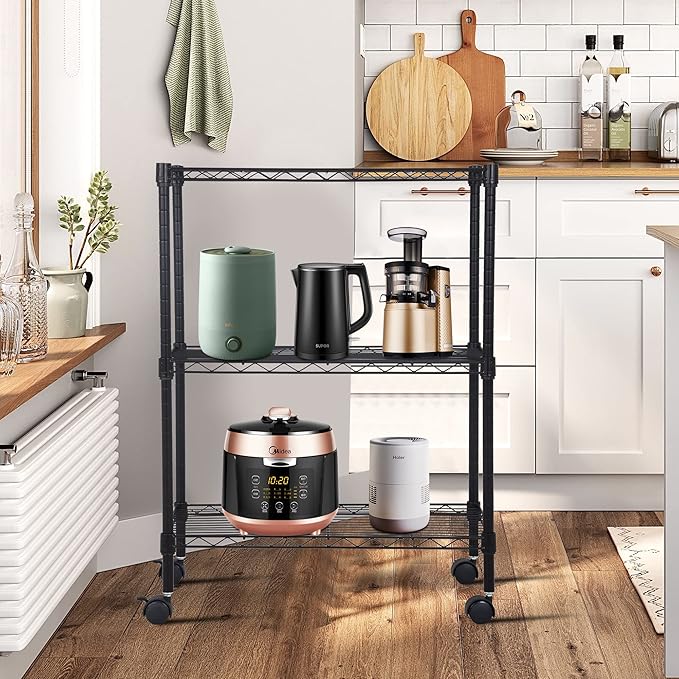 BestOffice | 3-Tier Wire Storage Shelves - Image 2