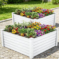 YITAHOME 48x48x24 in Plastic Raised Garden Bed 2pcs by YITAHOME